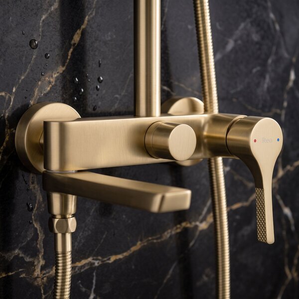 Zuhanyszett PREMIUM Rea Maxim Brush Gold