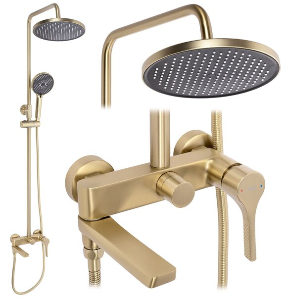 Zuhanyszett PREMIUM Rea Maxim Brush Gold