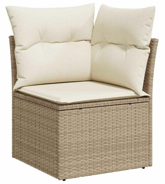 VidaXL Polyrattan Kerti Ülőgarnitúra - 8 részes - Bézs