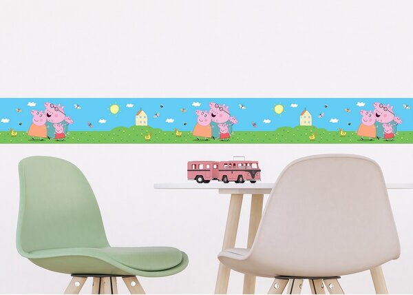 Peppa Pig Classic öntapadó bordűr, 500 x 9,7 cm