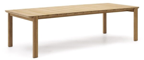 Teakfa kerti étkezőasztal 102x220 cm Icaro – Kave Home