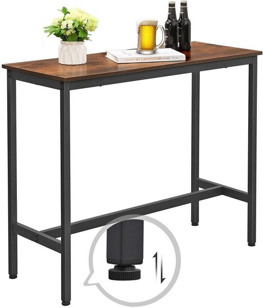 Keskeny bárasztal a konyhába Industrial Loft LBT10X