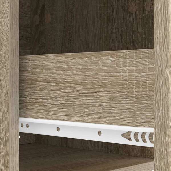 VidaXL Széf Sonoma Tölgy 66 x 34,5 x 95 cm Szerelt Fa