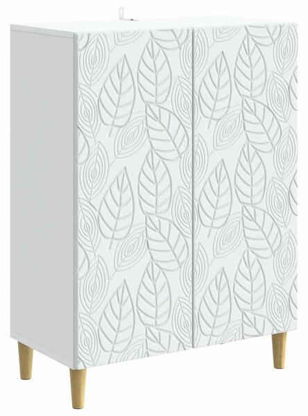 VidaXL Széf Fehér 66 x 34,5 x 90 cm Szerelt Fa