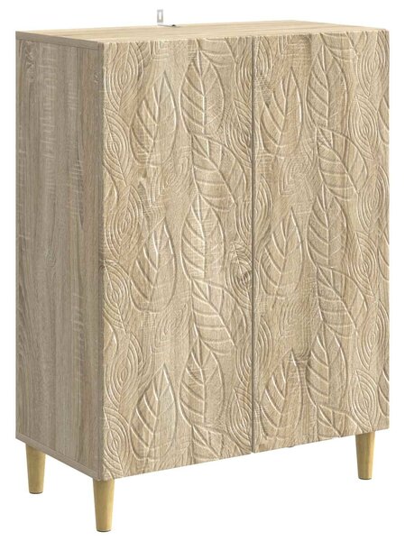 VidaXL Széf Sonoma Tölgy 66 x 34,5 x 90 cm Szerelt Fa