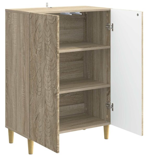 VidaXL Széf Sonoma Tölgy 66 x 34,5 x 90 cm Szerelt Fa
