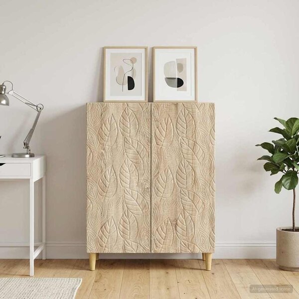 VidaXL Széf Sonoma Tölgy 66 x 34,5 x 90 cm Szerelt Fa