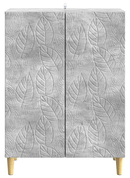 VidaXL Széf Betonszürke 66 x 34,5 x 90 cm Szerelt Fa