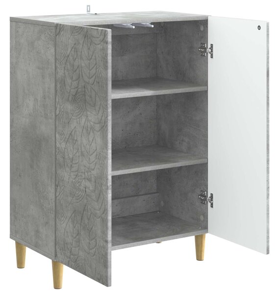 VidaXL Széf Betonszürke 66 x 34,5 x 90 cm Szerelt Fa
