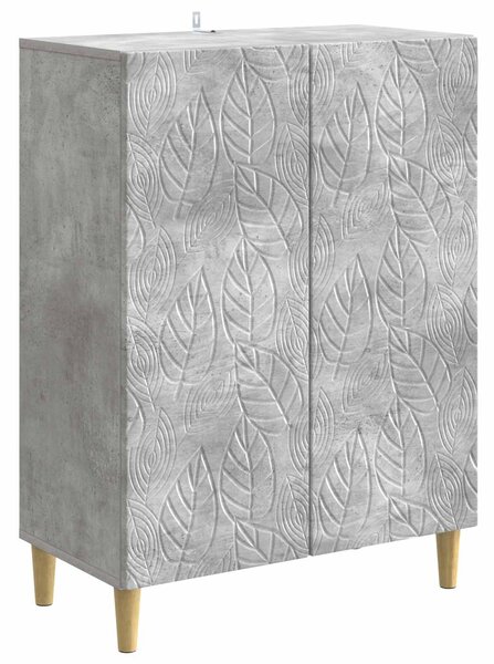 VidaXL Széf Betonszürke 66 x 34,5 x 90 cm Szerelt Fa