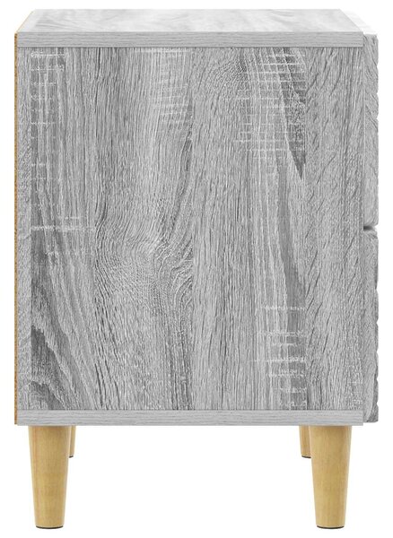 VidaXL Éjjeli asztal 2 pcs Szürke Sonoma 43 x 34,5 x 48 cm Szerelt Fa