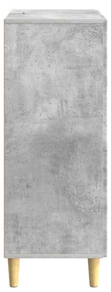 VidaXL Széf Betonszürke 66 x 34,5 x 90 cm Szerelt Fa