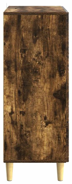 VidaXL Széf Füstös Tölgy 66 x 34,5 x 90 cm Szerelt Fa