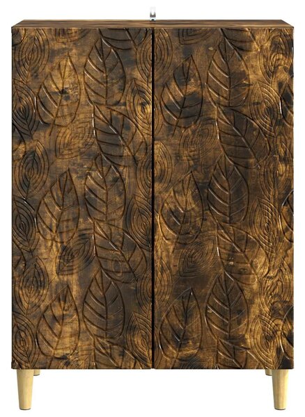 VidaXL Széf Füstös Tölgy 66 x 34,5 x 90 cm Szerelt Fa