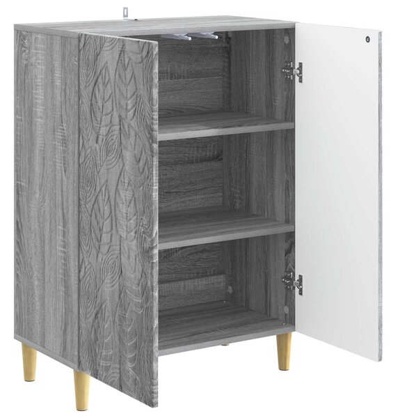 VidaXL Széf Szürke Sonoma 66 x 34,5 x 90 cm Szerelt Fa