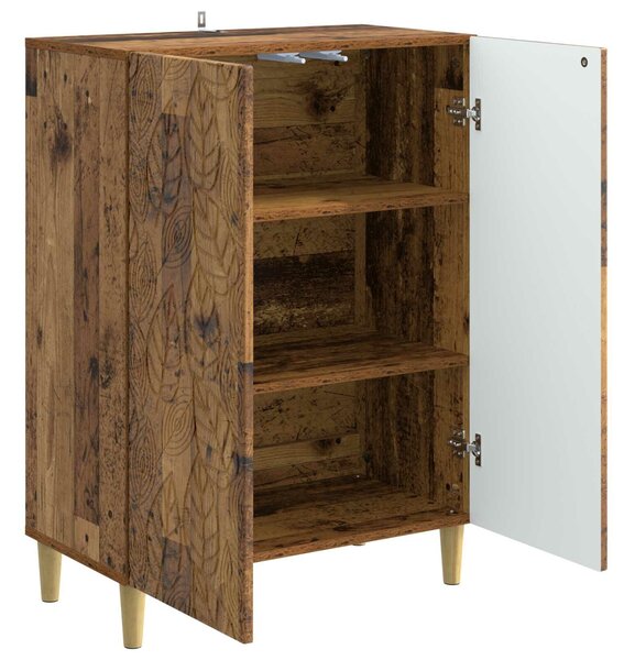 VidaXL Széf Antik Fa 66 x 34,5 x 90 cm Szerelt Fa