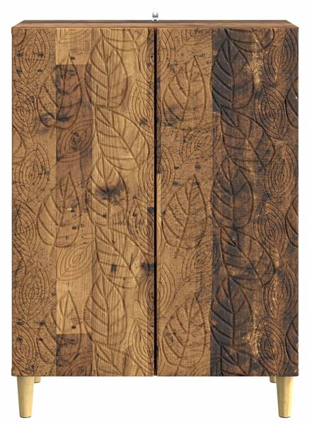 VidaXL Széf Antik Fa 66 x 34,5 x 90 cm Szerelt Fa