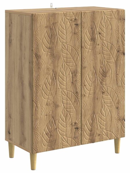 VidaXL Széf Kézműves Tölgy 66 x 34,5 x 90 cm Szerelt Fa