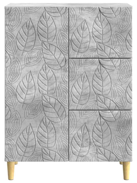 VidaXL Széf Betonszürke 66 x 34,5 x 90 cm Szerelt Fa