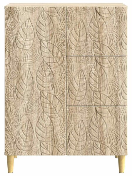 VidaXL Széf Sonoma Tölgy 66 x 34,5 x 90 cm Szerelt Fa