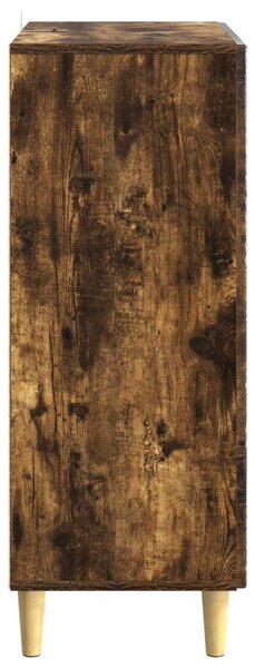 VidaXL Széf Füstös Tölgy 66 x 34,5 x 90 cm Szerelt Fa