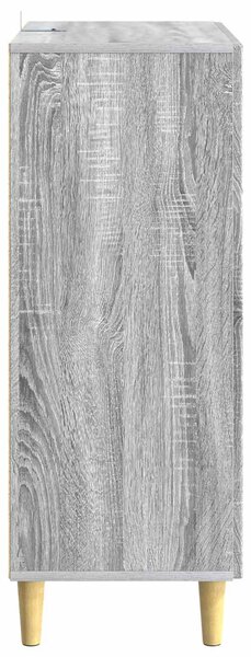 VidaXL Széf Szürke Sonoma 66 x 34,5 x 90 cm Szerelt Fa