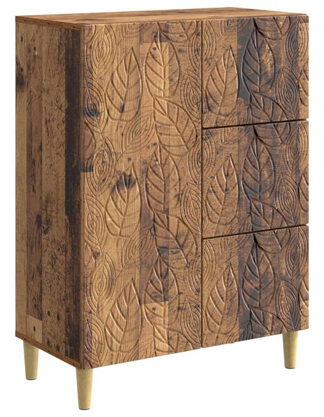 VidaXL Széf Antik Fa 66 x 34,5 x 90 cm Szerelt Fa