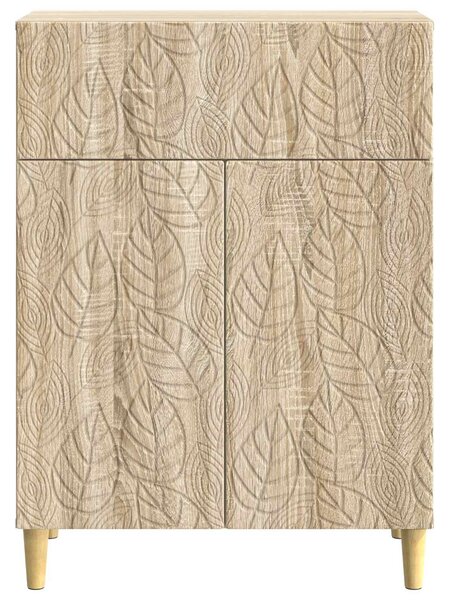 VidaXL Széf Sonoma Tölgy 66 x 34,5 x 90 cm Szerelt Fa