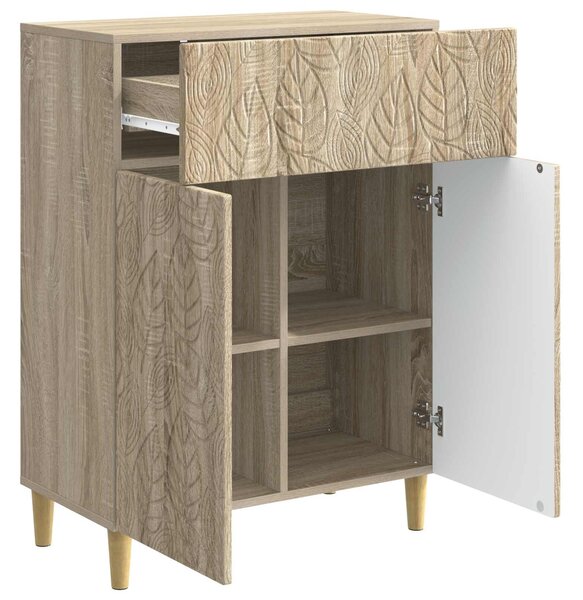 VidaXL Széf Sonoma Tölgy 66 x 34,5 x 90 cm Szerelt Fa