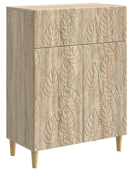 VidaXL Széf Sonoma Tölgy 66 x 34,5 x 90 cm Szerelt Fa