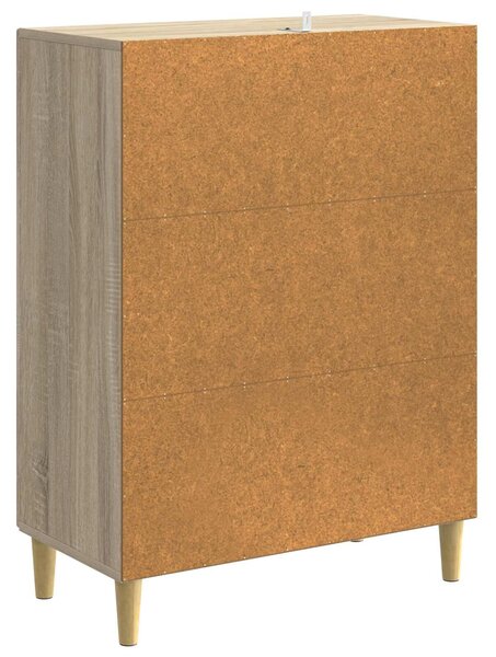 VidaXL Széf Sonoma Tölgy 66 x 34,5 x 90 cm Szerelt Fa