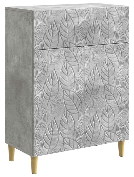 VidaXL Széf Betonszürke 66 x 34,5 x 90 cm Szerelt Fa