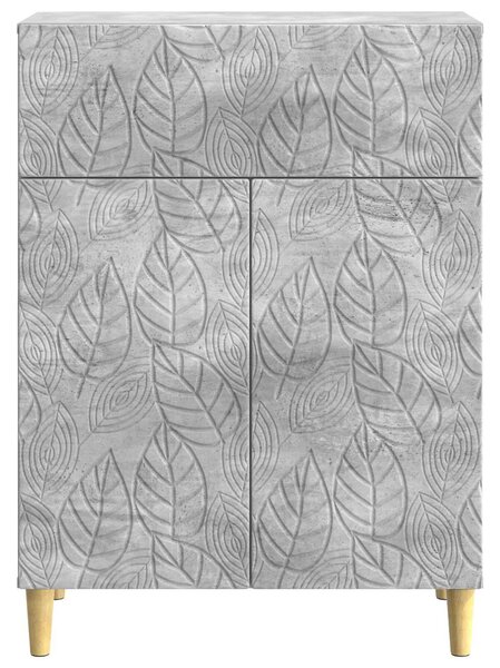 VidaXL Széf Betonszürke 66 x 34,5 x 90 cm Szerelt Fa