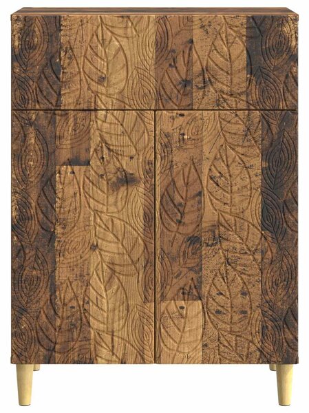VidaXL Széf Antik Fa 66 x 34,5 x 90 cm Szerelt Fa