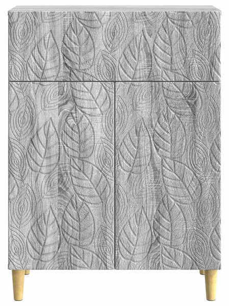 VidaXL Széf Szürke Sonoma 66 x 34,5 x 90 cm Szerelt Fa