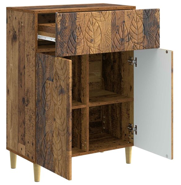 VidaXL Széf Antik Fa 66 x 34,5 x 90 cm Szerelt Fa