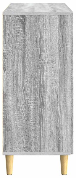 VidaXL Széf Szürke Sonoma 89 x 34,5 x 80 cm Szerelt Fa