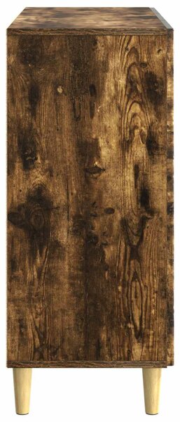 VidaXL Széf Füstös Tölgy 89 x 34,5 x 80 cm Szerelt Fa