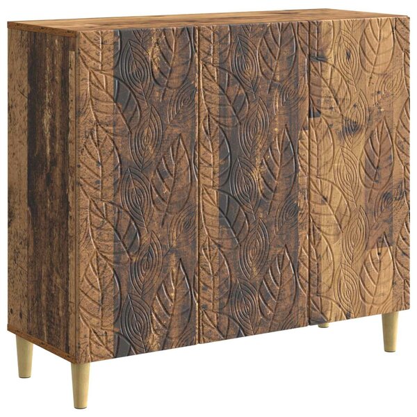 VidaXL Széf Antik Fa 89 x 34,5 x 80 cm Szerelt Fa