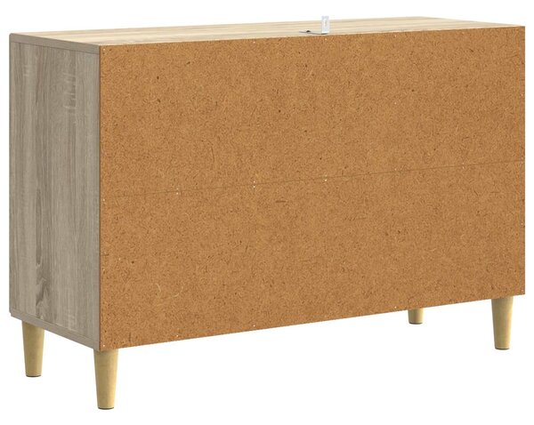 VidaXL Széf Sonoma Tölgy 89 x 34,5 x 60 cm Szerelt Fa
