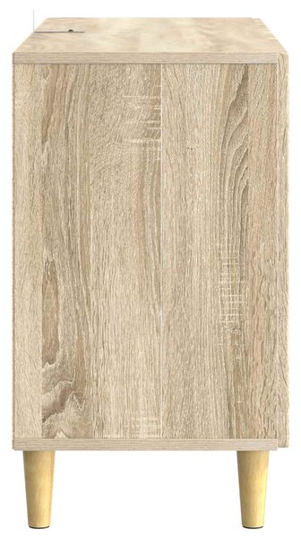 VidaXL Széf Sonoma Tölgy 89 x 34,5 x 60 cm Szerelt Fa