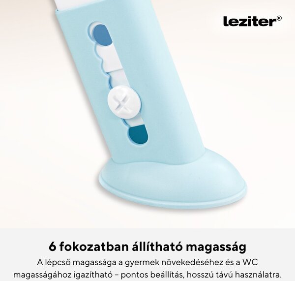 Lépcsős WC szűkítő kék
