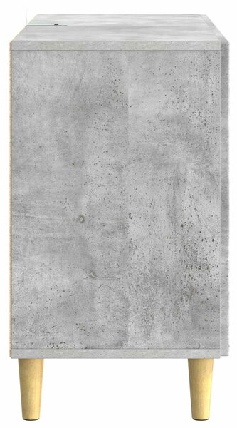 VidaXL Széf Betonszürke 89 x 34,5 x 60 cm Szerelt Fa