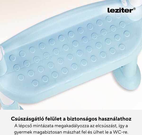Lépcsős WC szűkítő kék
