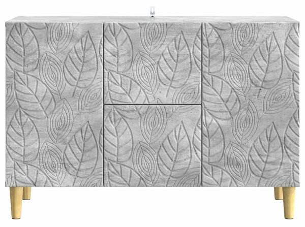 VidaXL Széf Betonszürke 89 x 34,5 x 60 cm Szerelt Fa