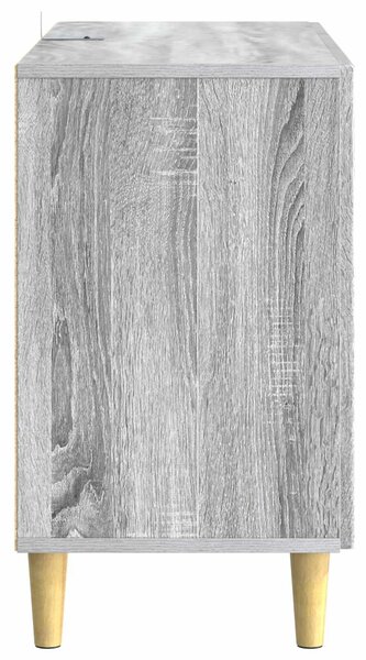 VidaXL Széf Szürke Sonoma 89 x 34,5 x 60 cm Szerelt Fa
