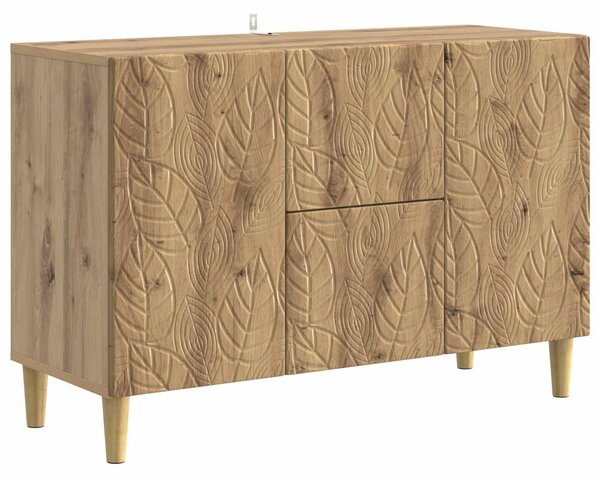 VidaXL Széf Kézműves Tölgy 89 x 34,5 x 60 cm Szerelt Fa