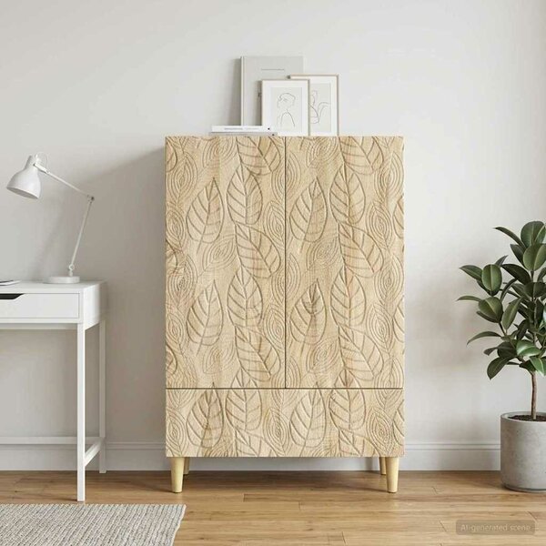 VidaXL Széf Sonoma Tölgy 66 x 34,5 x 95 cm Szerelt Fa
