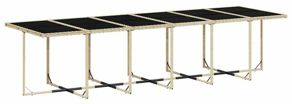 VidaXL Polyrattan Kerti Étkezőgarnitúra - 17 részes