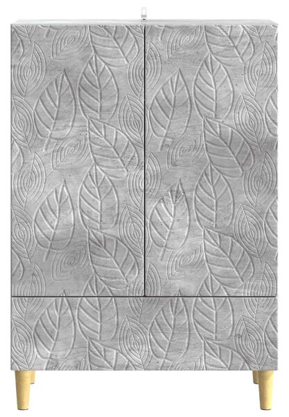 VidaXL Széf Betonszürke 66 x 34,5 x 95 cm Szerelt Fa